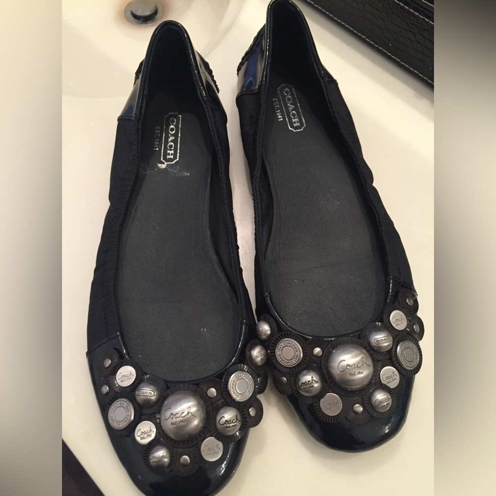 Coach ballet flats vintage never worn size 8